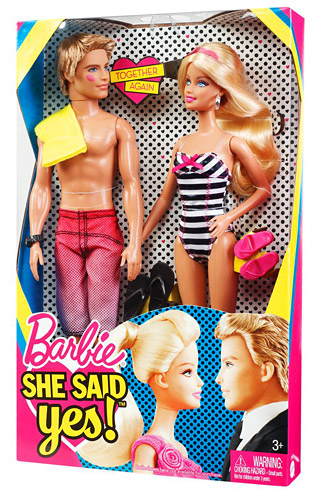 barbie and ken bathing together